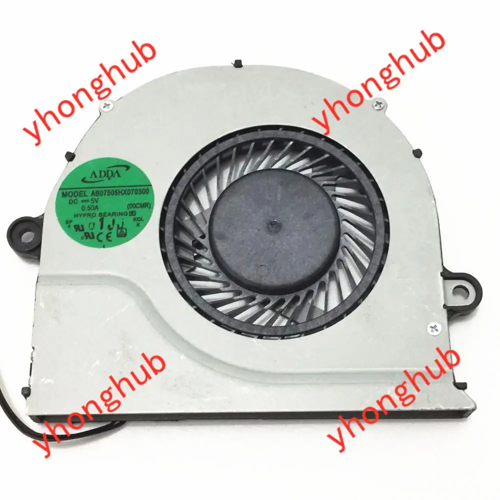 ADDA AD0305MB-K73 تيار مستمر 5 فولت 0.06A 30x30x07 مللي متر 2-سلك خادم مروحة التبريد