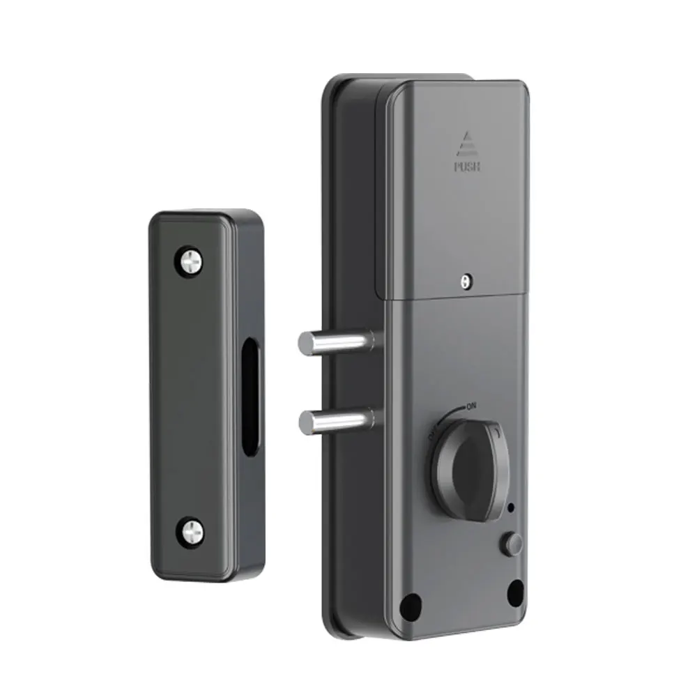 Bluetooth Tuya APP Control 13.56mhz IC Card Smart Invisible Lock Keyless No Drill Concealed install Motor Lock For Wooden Door