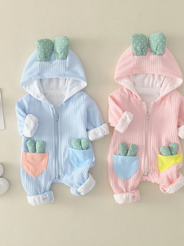 

Adorable Infant Toddler Spring Autumn Onesie High Waist Long Pants Comfortable Fabric Baby Clothes 0 Year Old Cling Suit