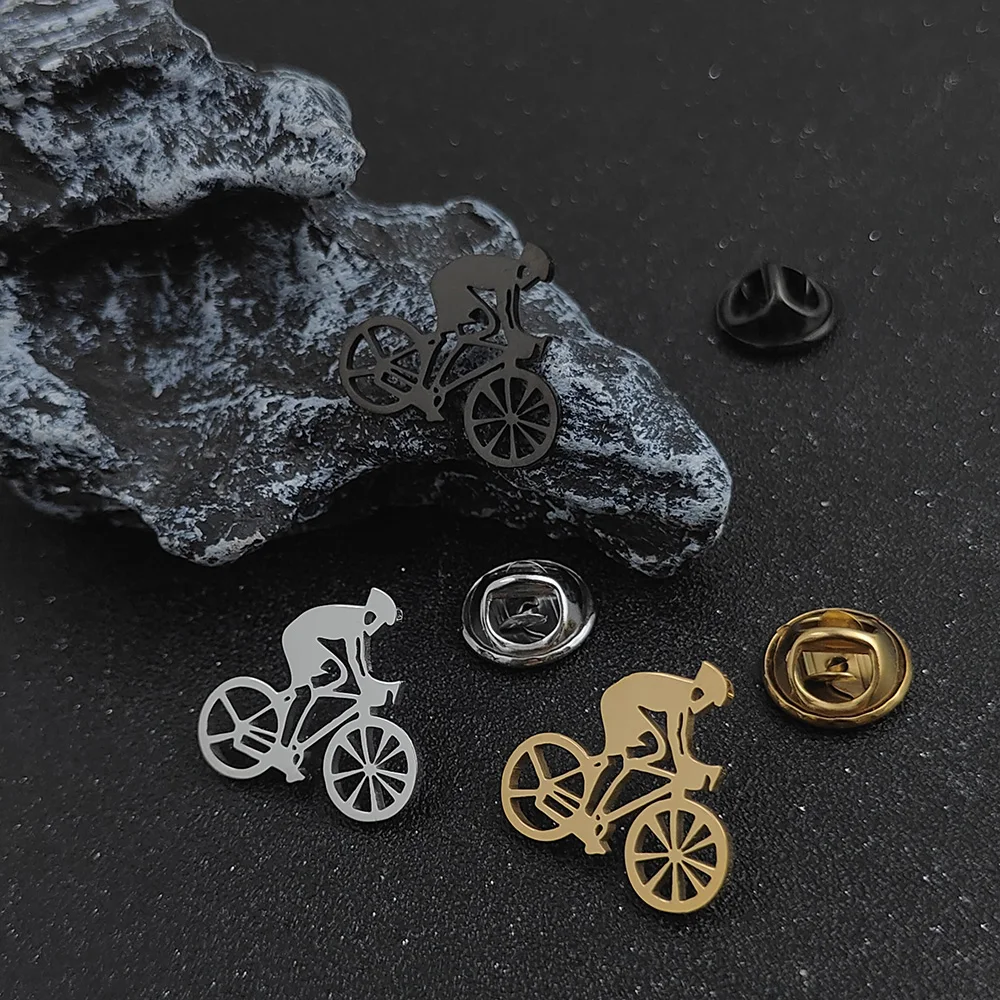 

Fashion Personality Bicycle Shape Brooch Men and Women Leisure Cycling Sports Gift Jewelry Accessories