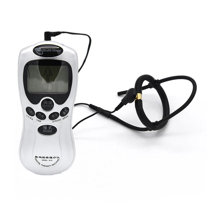 

Electric Shock Pulse Penis Sleeve Cock Rings Electrical Glans Stimulator Penis Ring SM Toys Adult Products Sex Toys Sex Machine