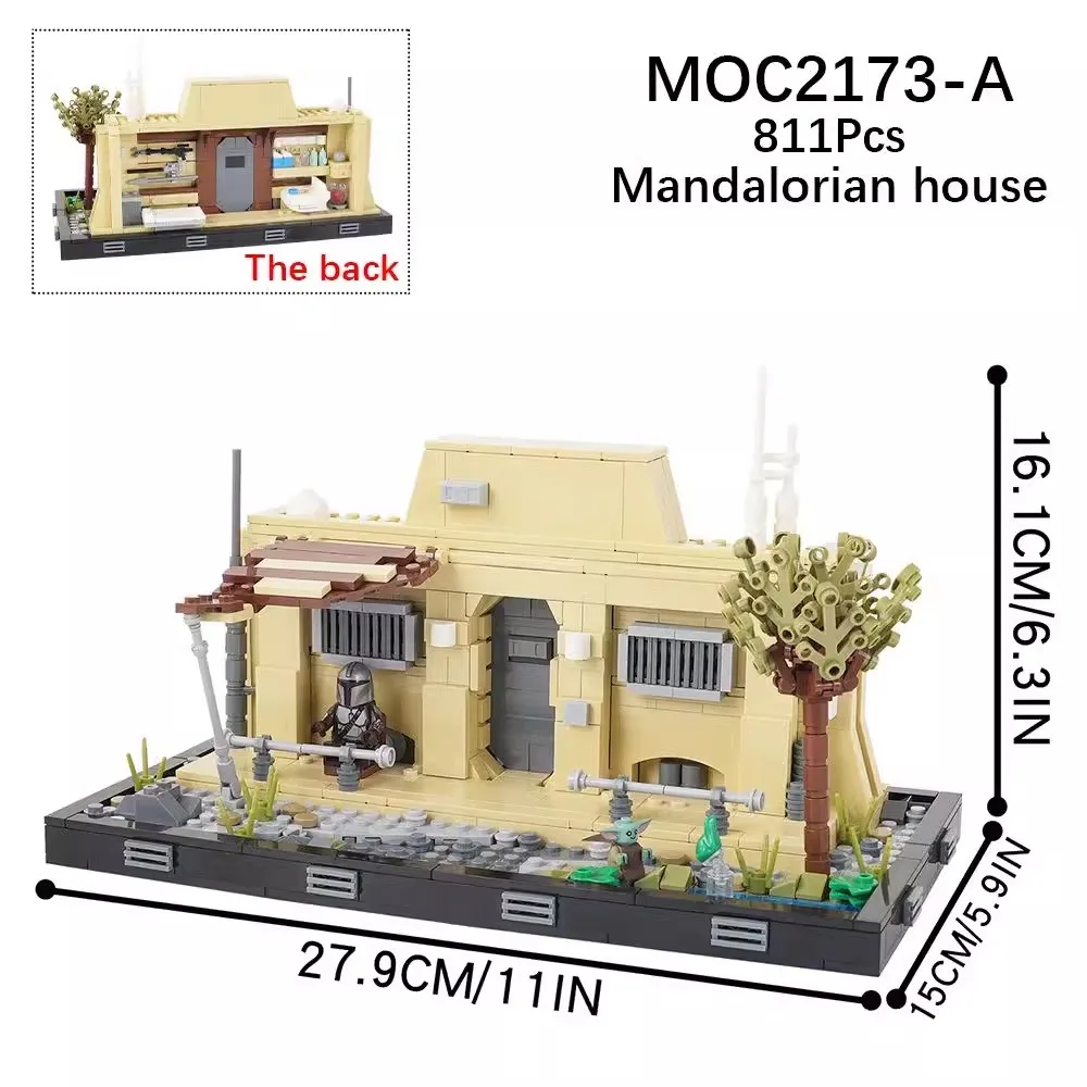 2024 nuevo conjunto de bloques de construcción de Star Wars con Mini figuras de acción de juguete clon