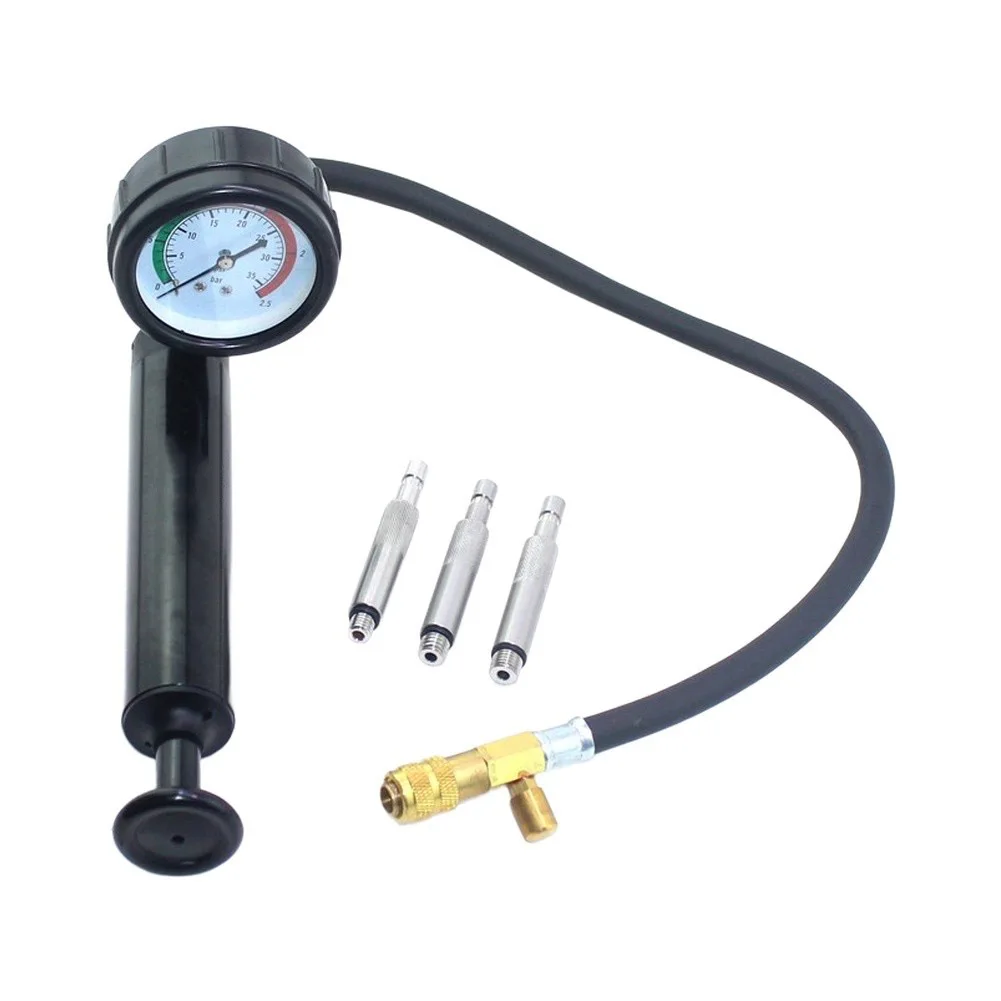 Outboard Motor Leak Detector for Air Tightness Testing with Iron and Plastic Construction Black Compact Design