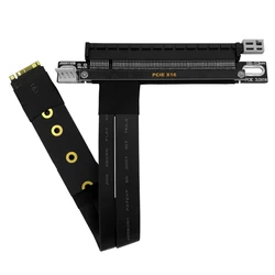 M.2-mkey a PCIE X16 NVME-compatibile con cavo adattatore di prolunga pci-e 16x con interfaccia M2 per schede grafiche esterne 1050ti