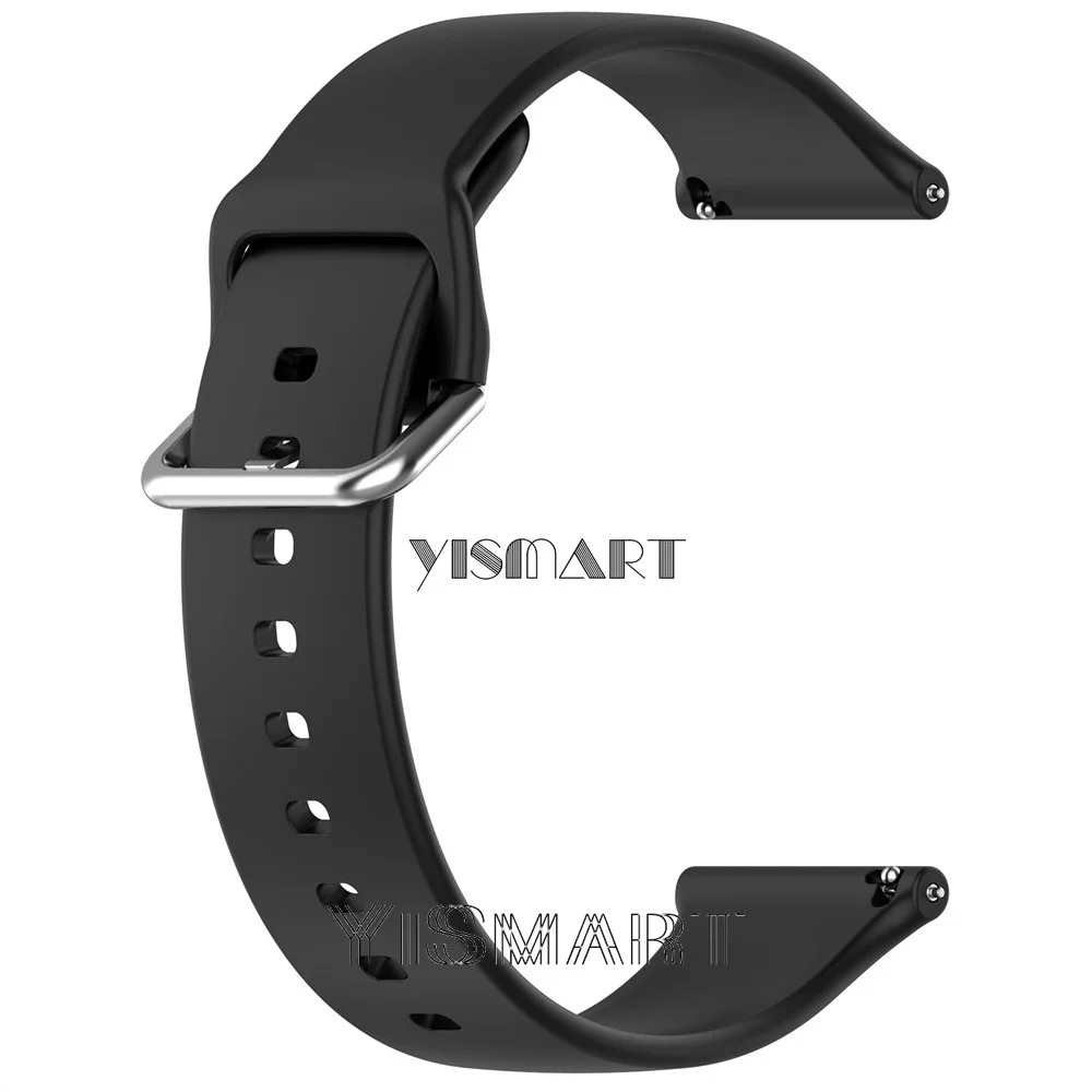 24mm Silicone Strap for Ticwatch Pro 5 Sports Replacement Band for ITOUCH AIR 3 / Fossil Men's Nate Machine Hybrid Watch