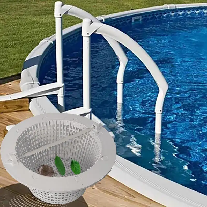 Pool Skimmer Replacement Filter Basket with Handle Effective Swimming Pool Strainer Baskets For Inground Pool Aboveground Pool