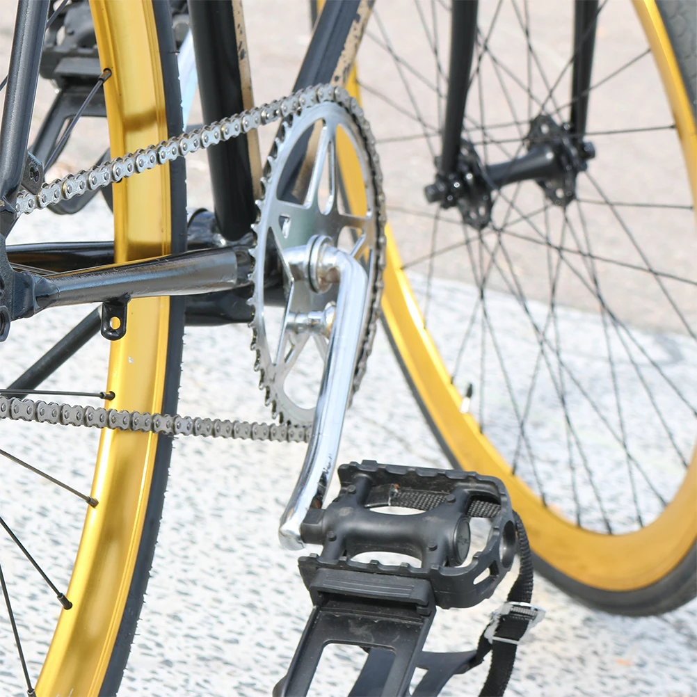 

4 pcs Foot Pedal Replacement Nylon Iron Durable Sturdy Wear Resistant For Stationary Exercise Compatible With Pedal Toe Straps