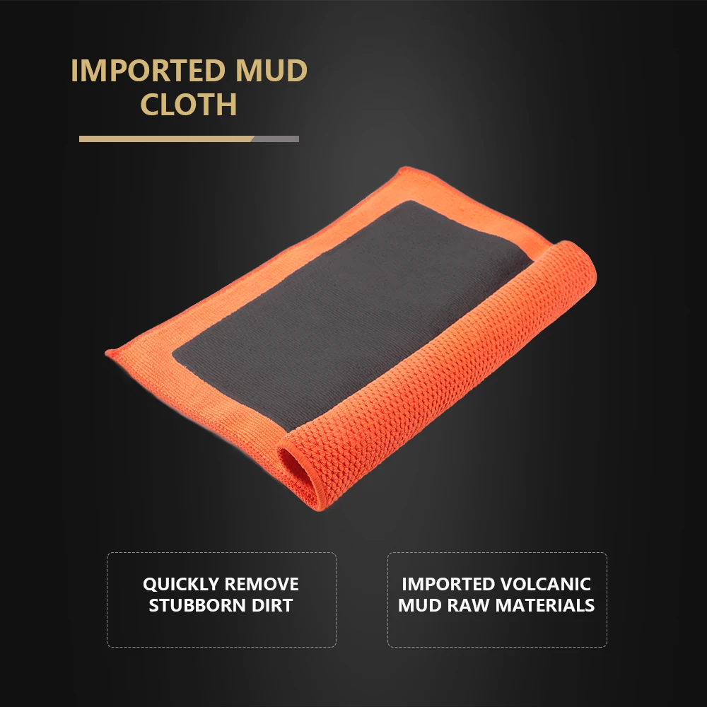 SPTA Car Clay Towel For Auto Detailing ,Fine Grade Microfiber Car Chamois Towel ,Ultra Clay Decontamination Towel