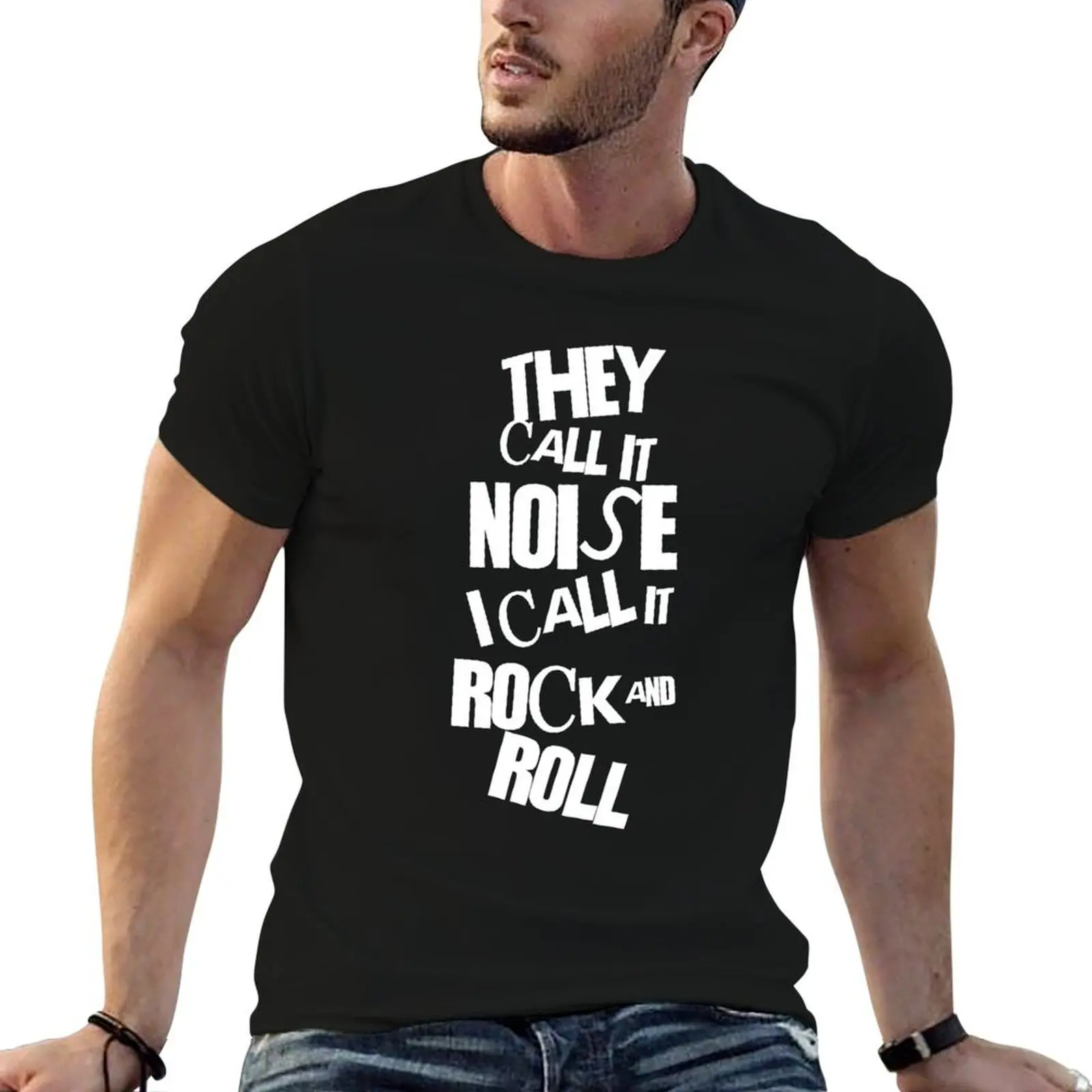 They call it noise I call it ROCK! T-Shirt for a boy custom shirt mens big and tall t shirts