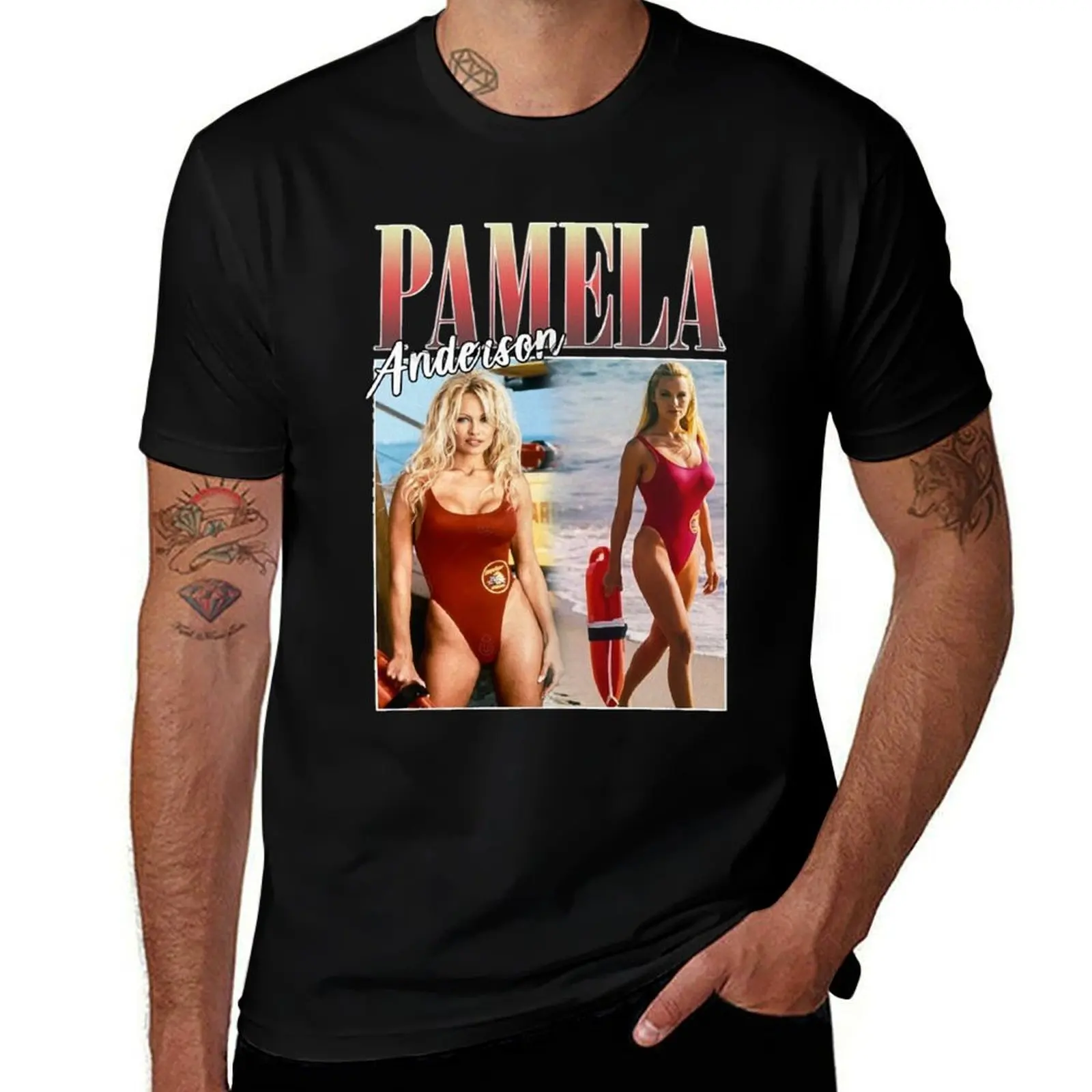 

Pámélá ándérson T-Shirt Independence Day Short Sleeve T-Shirt
