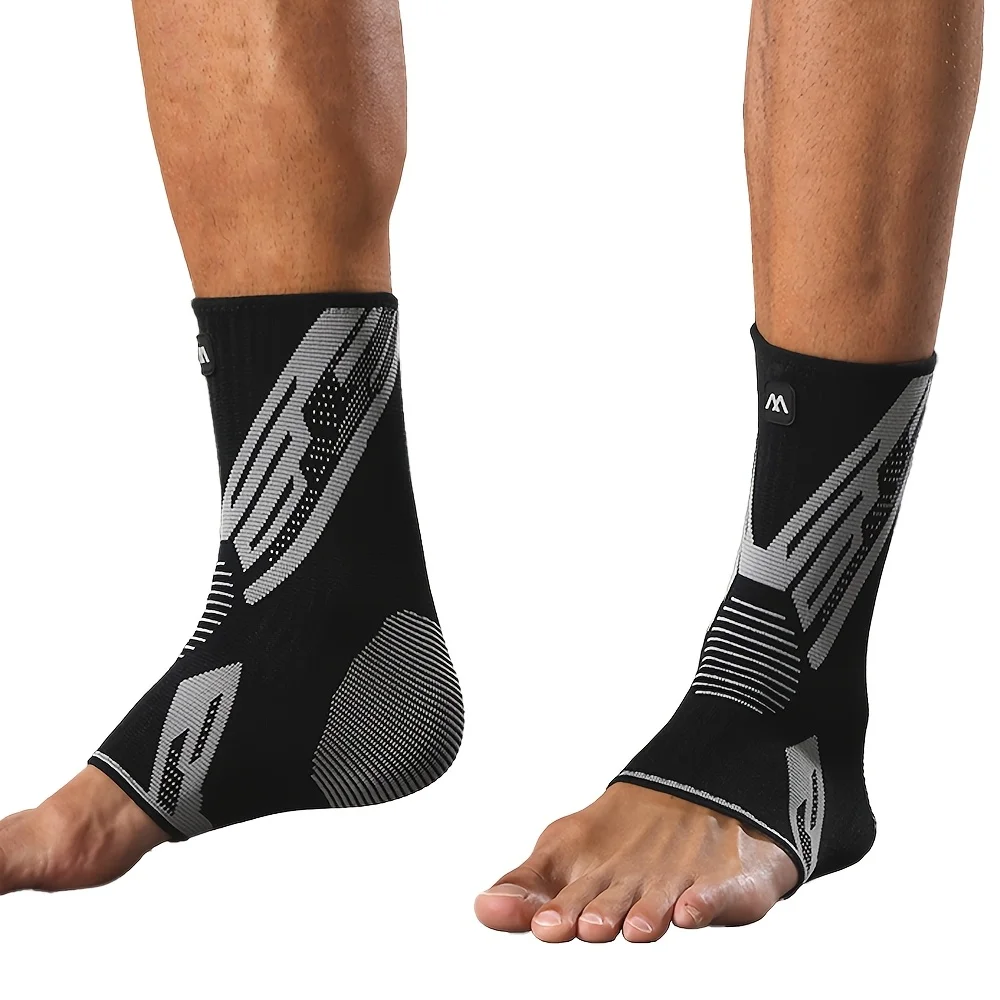 1 Pair Ankle Brace for Women & Men, Compression Foot Sleeves with Arch And Ankle Support, Stabilizing Ankles Wrap