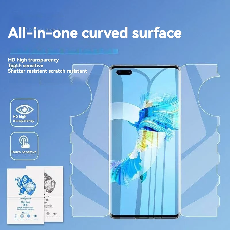 Cutting Machine Film TPU HD/Anti-Blue-Ray/Matte Hydrogel Films Privacy-Protection Film Cutter-Cut for Straight & Curved Screens