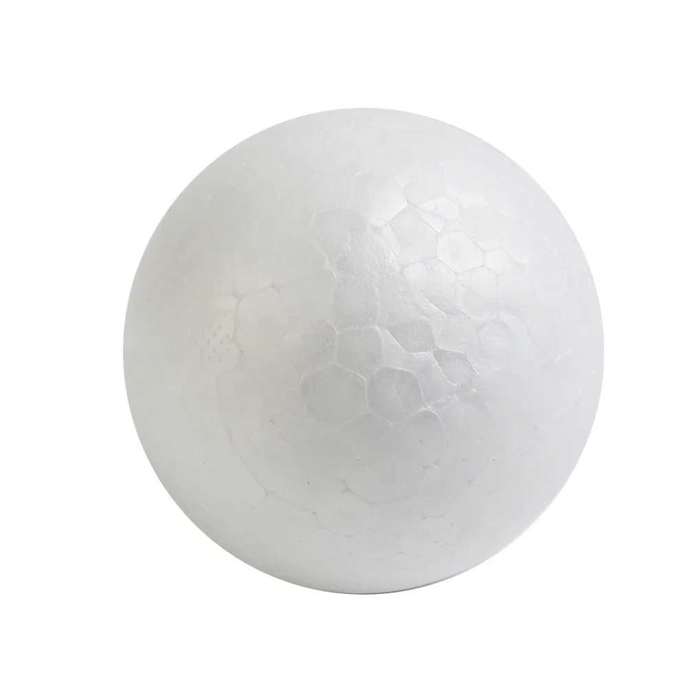 New 6-12cm Blank Round Solid Polystyrene Foam Ball For Wedding Party Decoration Christmas DIY Foam Process Ball HOT Selling