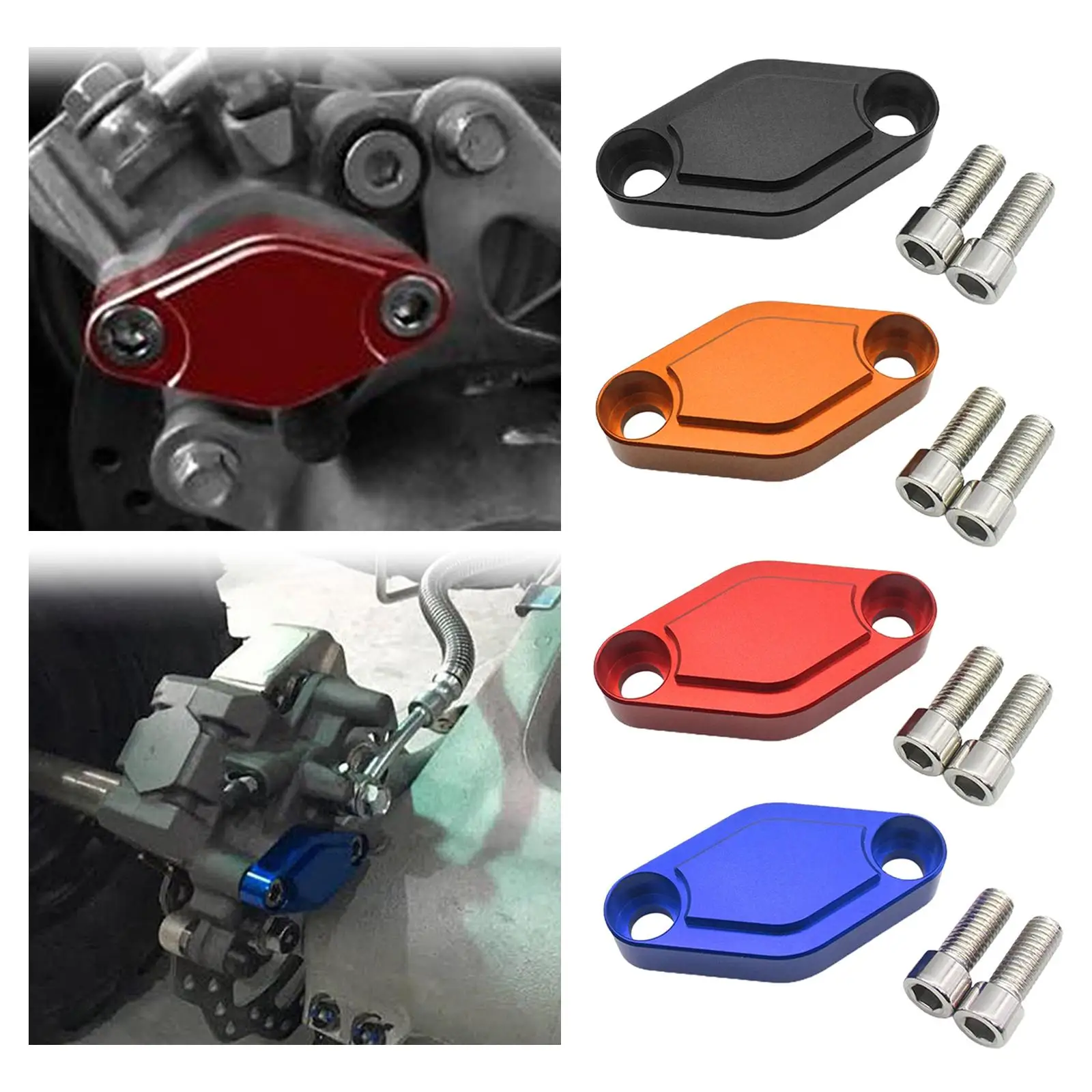 Parking Brake Block Off Plate Fit for Yamaha 125 250 YFZ450 YFZ450R