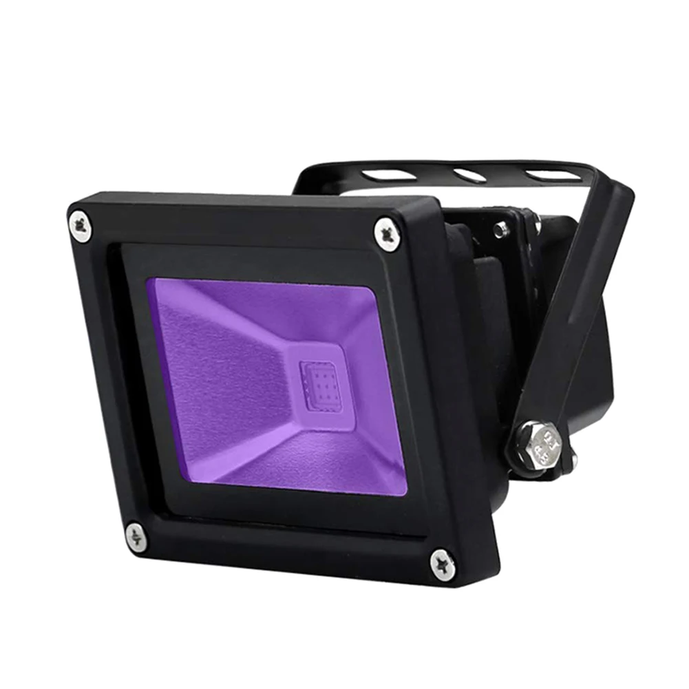 UV LED Floodlight 10W 20W High Power Ultra Violet Detection Flood Light IP66 UV Black Light Party Neon Lighting Stage Light