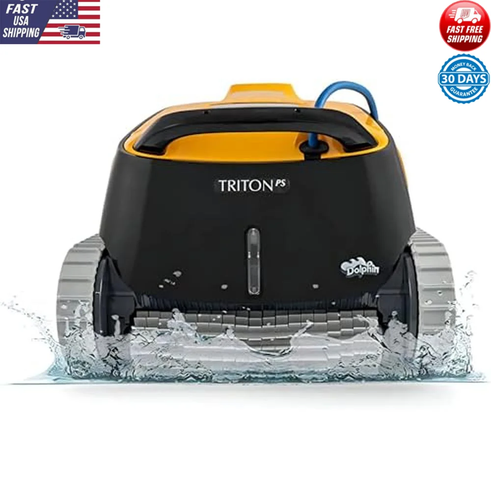 Automatic Robotic Pool Cleaner Deep Cleaning Efficient Energy-Saving Pool Vacuum