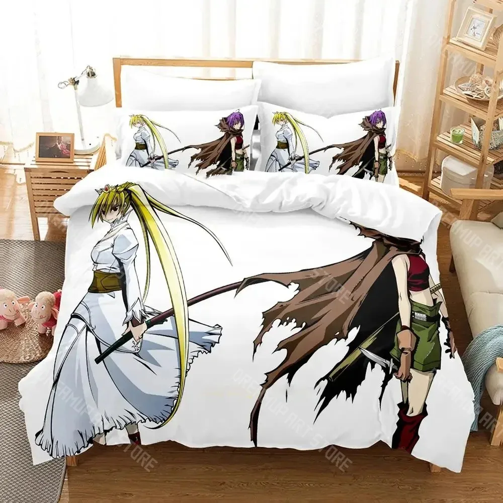 3D Printed Murder Princess Bedding Set for Boys Girls Duvet Cover Pillowcase Twin Queen King Full Single Double Sizes
