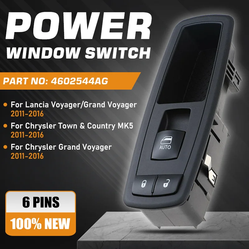 

4602544AG Car Passenger Side Power Window Switch For Chrysler Grand Voyager Chrysler Town & Country 5 MK5 V 2011-2016 68268251AA