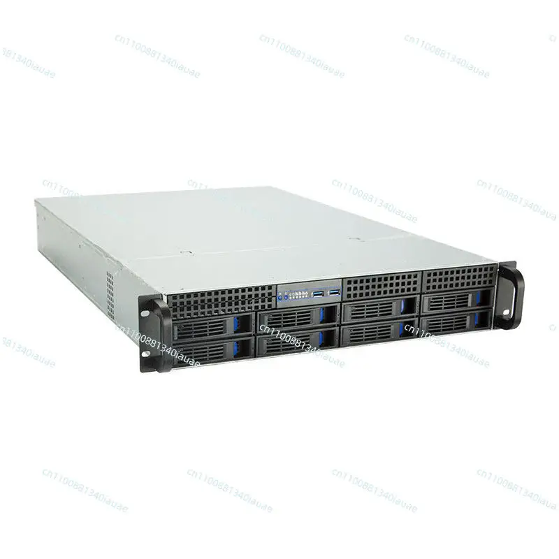 

2U8 Disk Hot Swappable Chassis 650MM Power Supply EATX 30.5 * 33 Server Main Board Storage Chassis