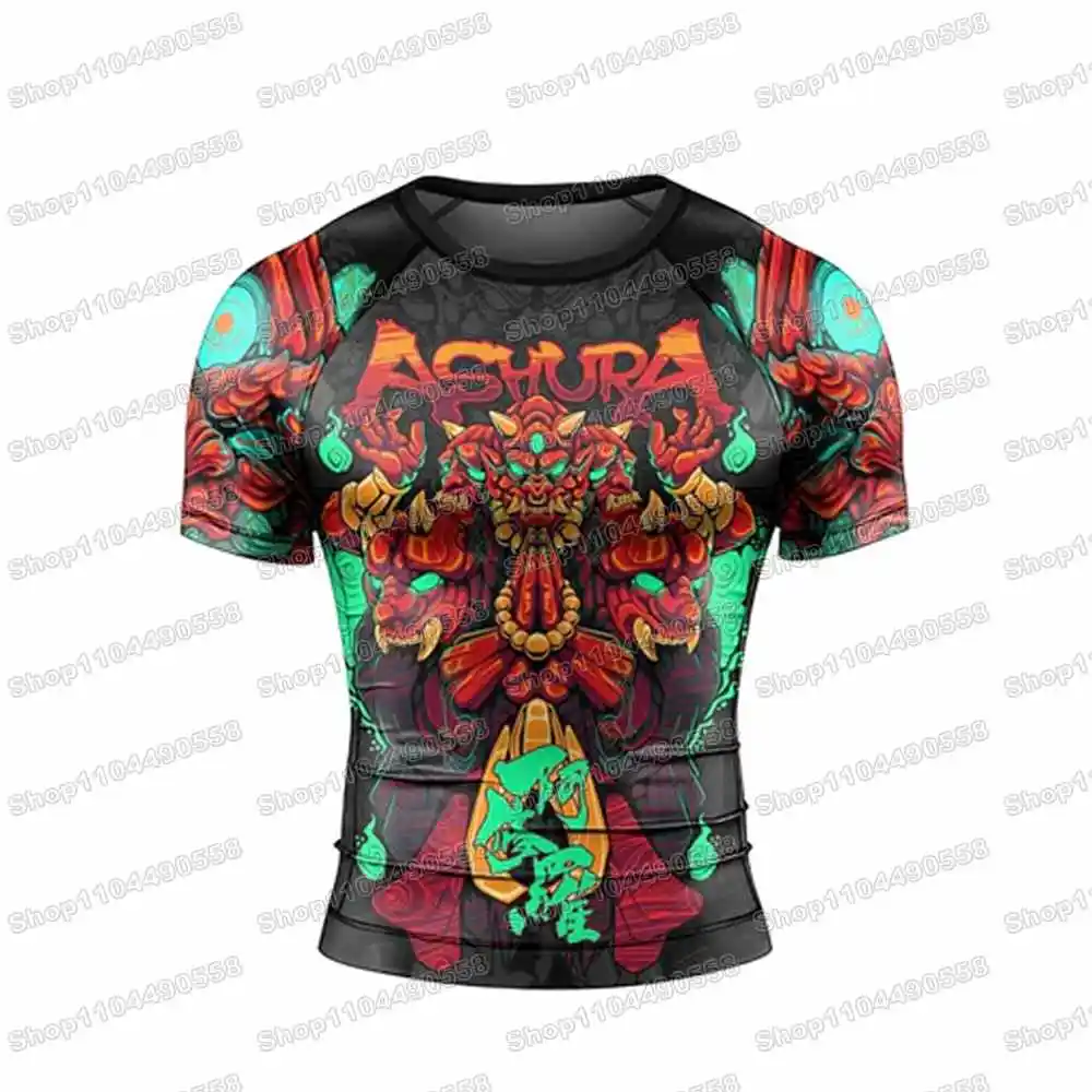 Ashura 2025 Newly Rash Guards Surfing Beach Trousers Swimwear Diving Gym Long sleeves MMA BJJ Men Jiu Jitsu Fitness Sets