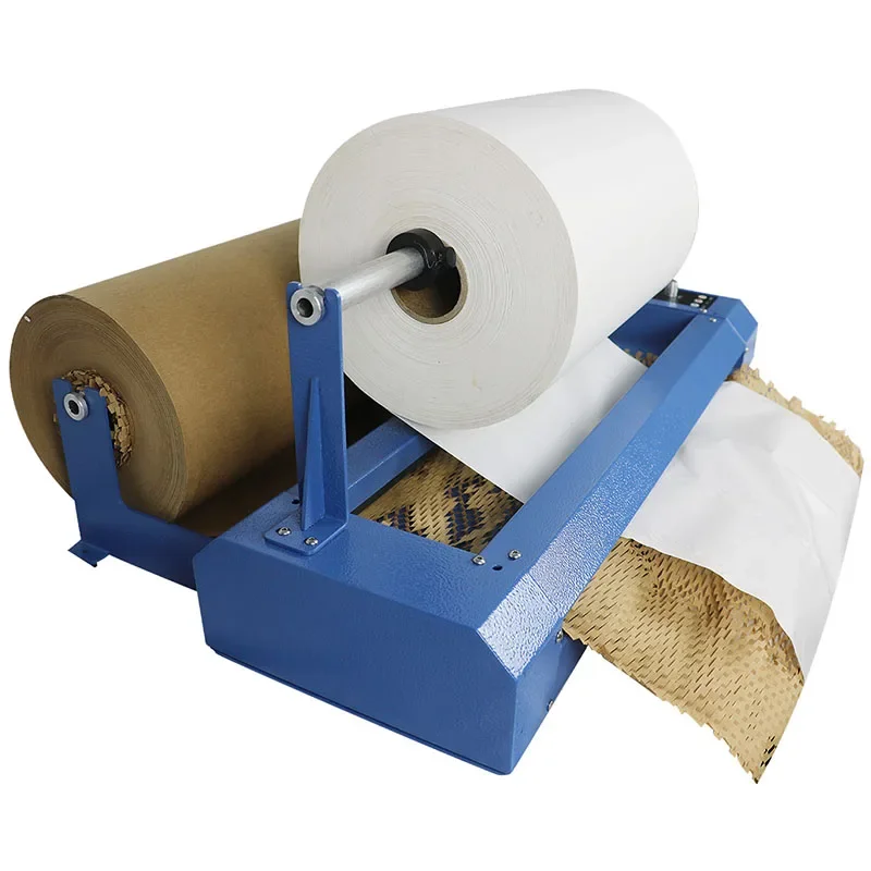 Filled Paper Kraft Paper Machine Grid Stretched Honeycomb Foot Type Fully Automatic Honeycomb Paper Packaging Machine Commercial