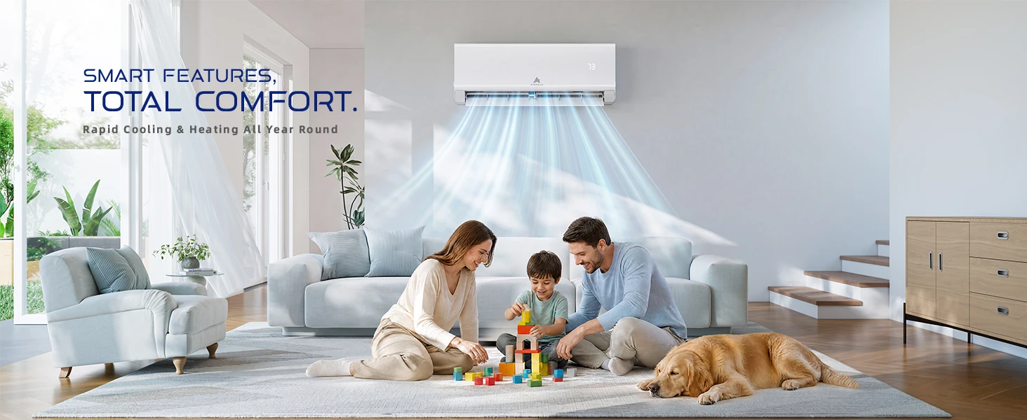 12000 BTU 230V Ductless Inverter Mini Split Air Conditioner &amp;amp; Heat Pump System