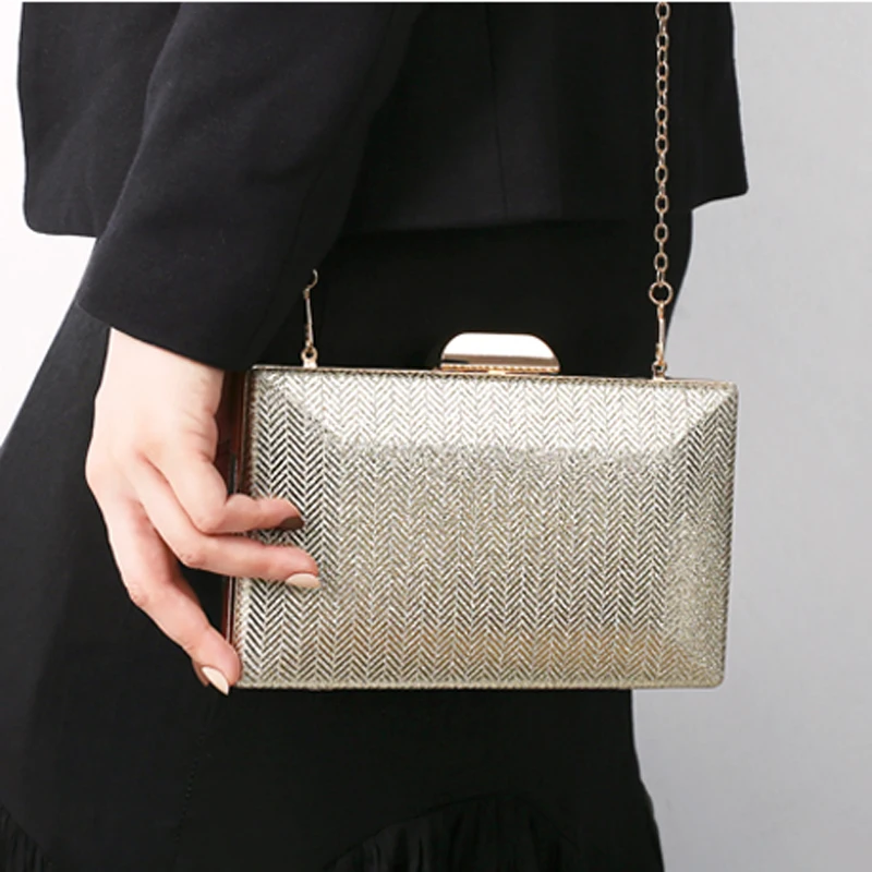 Women Purse Gold Clutch Evening Shoulder Designer Handbags Crossbody Luxury 2024 High Quality Fashion Women Messenger Bag