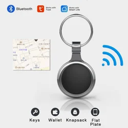 Mini GPS Tracker Locator, Tuya Smart Life App, Key Finder, Chaveiros Telefones, Crianças, Pet Item, Alarme Anti Loss, Smart Tag