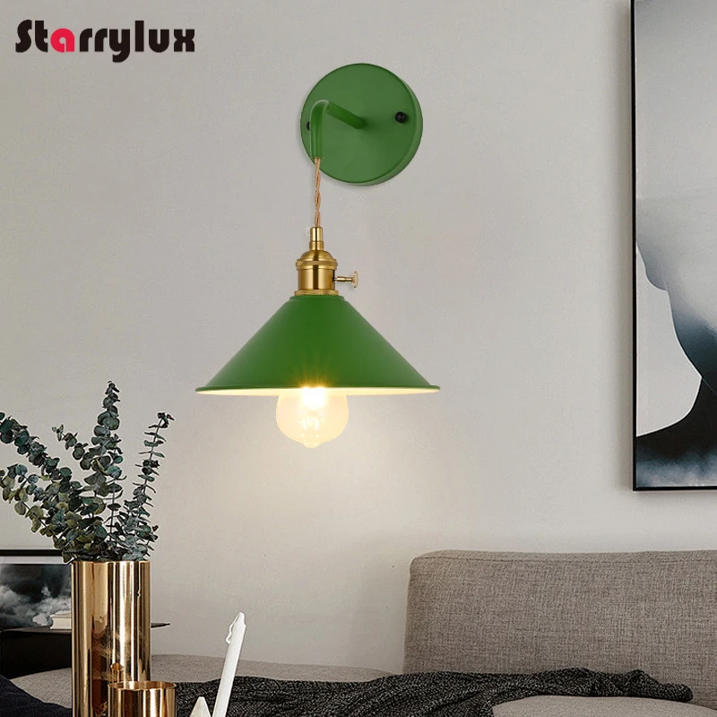 Colorful Minimalist Wall Lamp for Bedroom Dining Room Passage Modern Home Lighting