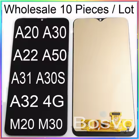 10 Pieces/Lot For Samsung A32 4G A22 5G A22 4G A20 A30 A30S A31 A50 A50S J6 J8 J4 Plus M14 5G M20 M30 Screen Display LCD