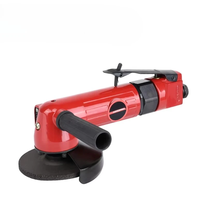 AP7320 Industrial Professional 4inch Air Angle Sander Sanding Pad Angle Grinder Polisher Pneumatic Grinding Tool