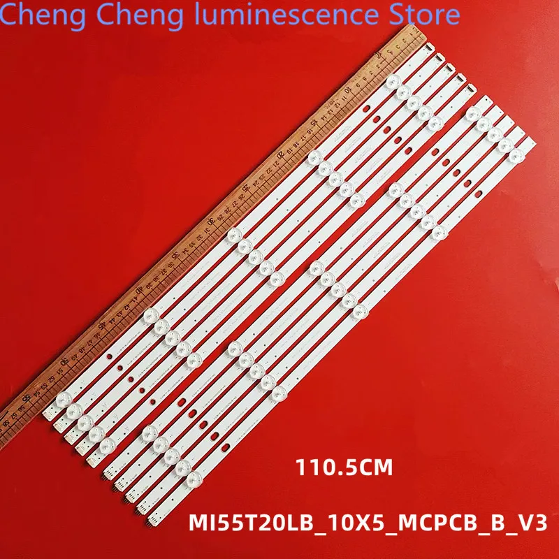 

Original FOR Xiaomi L55M5-AZ L55M5-AD light strip CRH-BP55030051073R-AB-REV1. 5 110.5CM 10LED 100%NEW