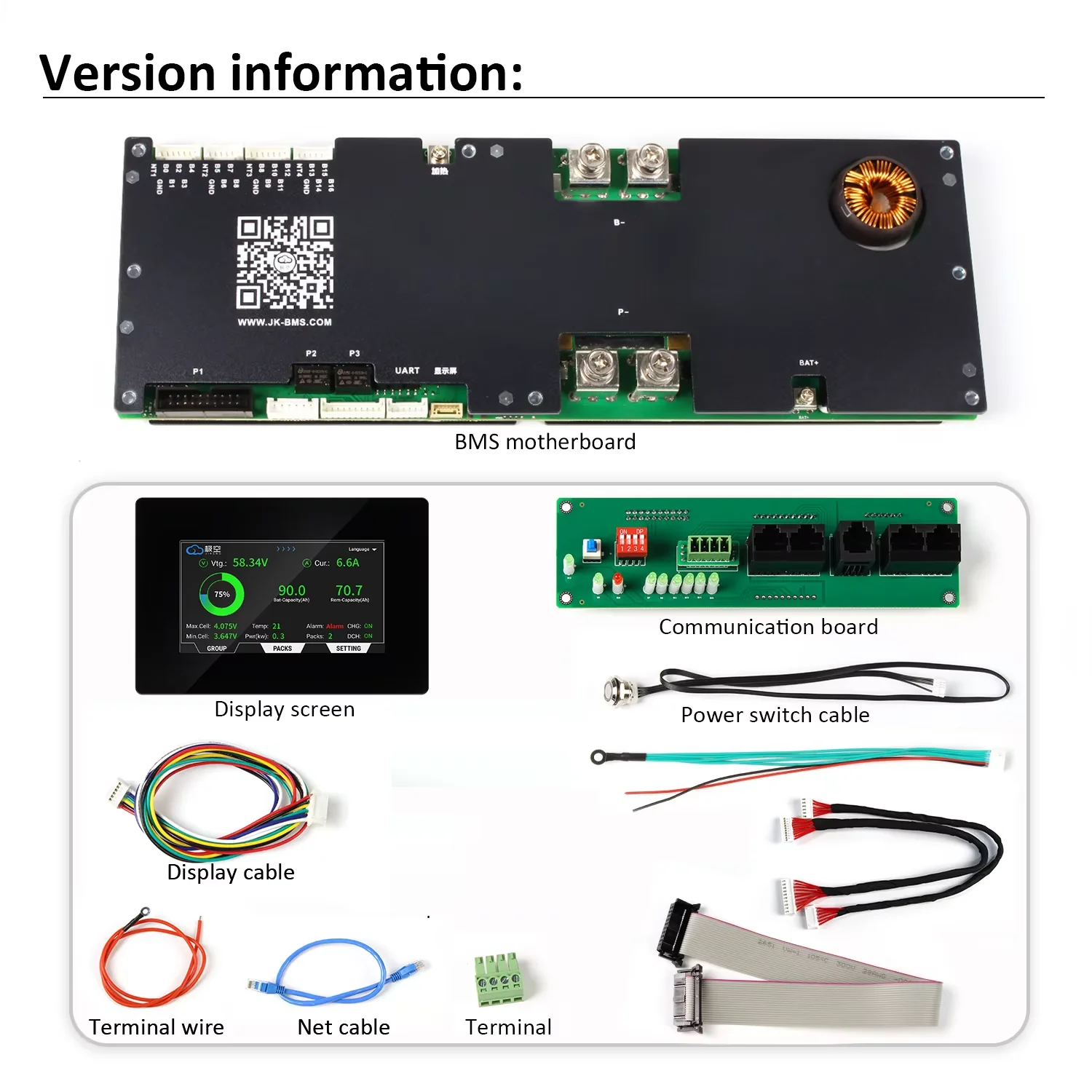 XR12 48V 280AH LiFePO4 Batteriebox 16S 51,2V DIY-Kit Solar-Heimenergiespeicher für V19 JK Wechselrichter BMS EVE CATL 280AH 302AH – Detail 18