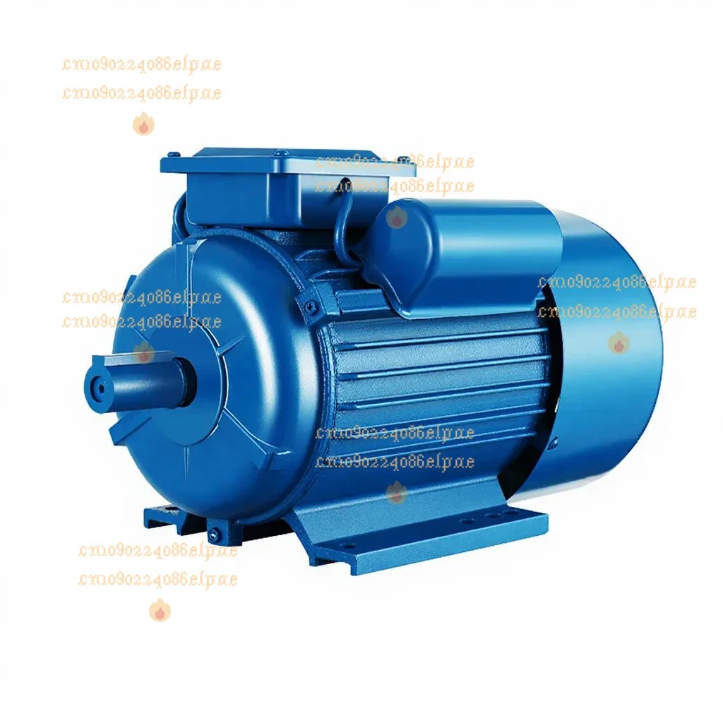 

High Power Single Phase Induction Motor, 110V/220V 0.5HP-2HP, for Household Water Pump, Air Compressor, Fan - Low Noise