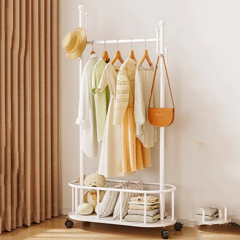 Standing Bedroom Coat Rack Home Towel Luxury Space Saving Kitchen Design Tote Bag Coat Stand Metal Perchero Nordic Furniture