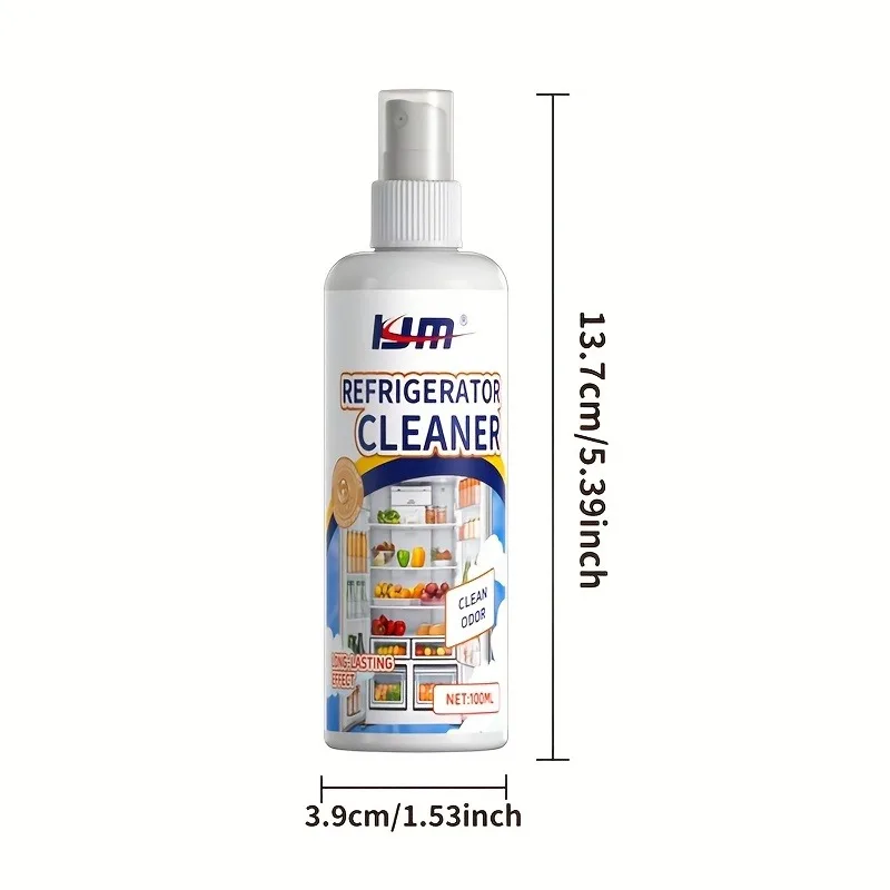 Multi-Purpose Fridge Cleaner: Removes Grease/Odors/Stains, Polishes Metal & Delivers Fresh Shine for Kitchen Appliances