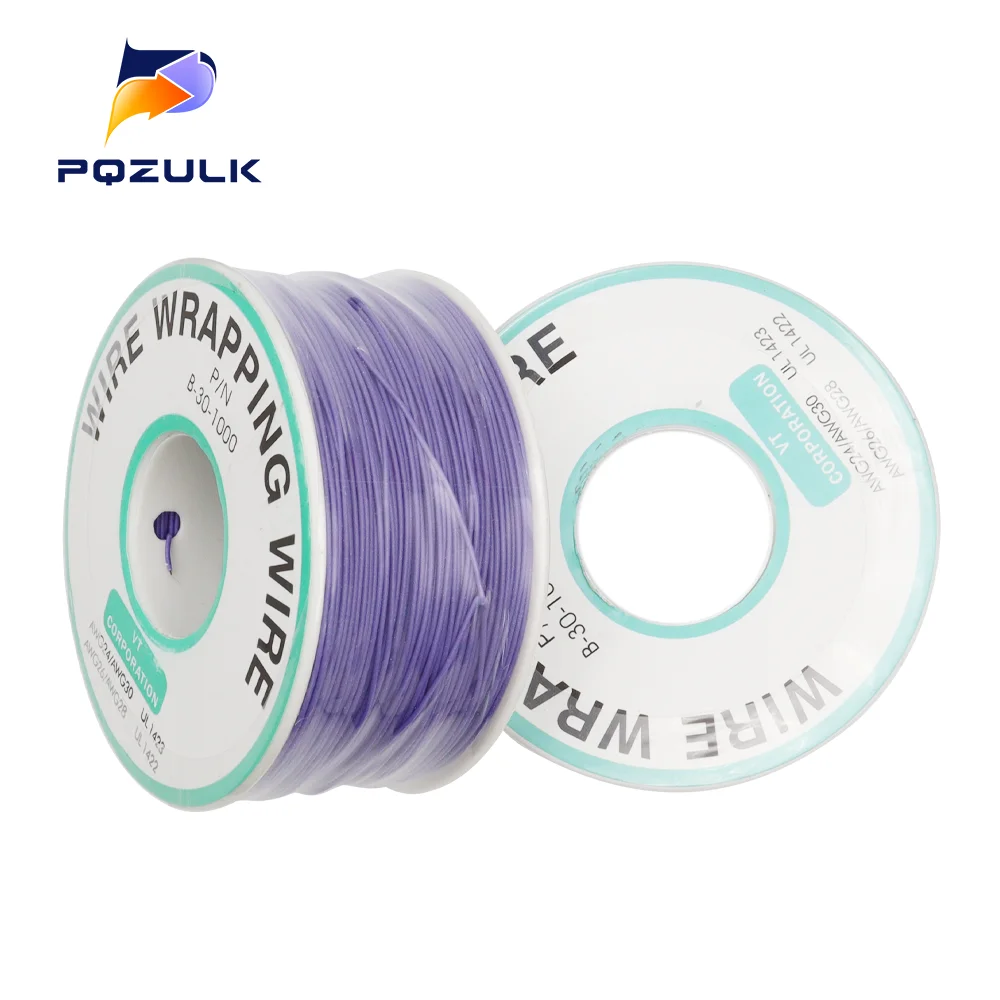 250 m/lots 30 AWG Wrapping Wire 10 Colors Single Strand Copper Cable Ok Wire Electrical Wire for Laptop Motherboard PCB Solder