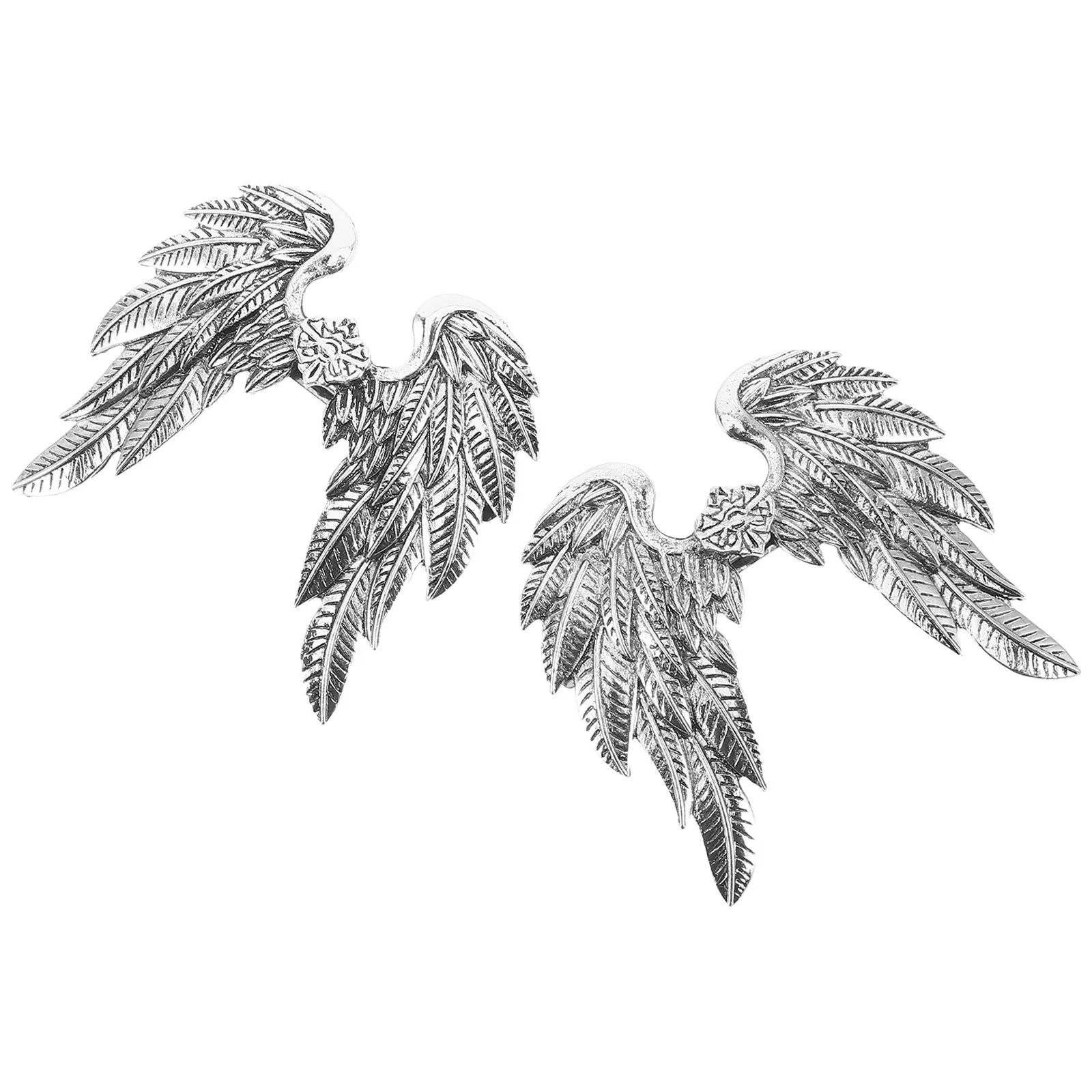 

2Pcs Hair Clips Metal Viking Hairpin Retro Gothic Winged Hair Accessory for Women Festival Wedding Halloween Cosplay