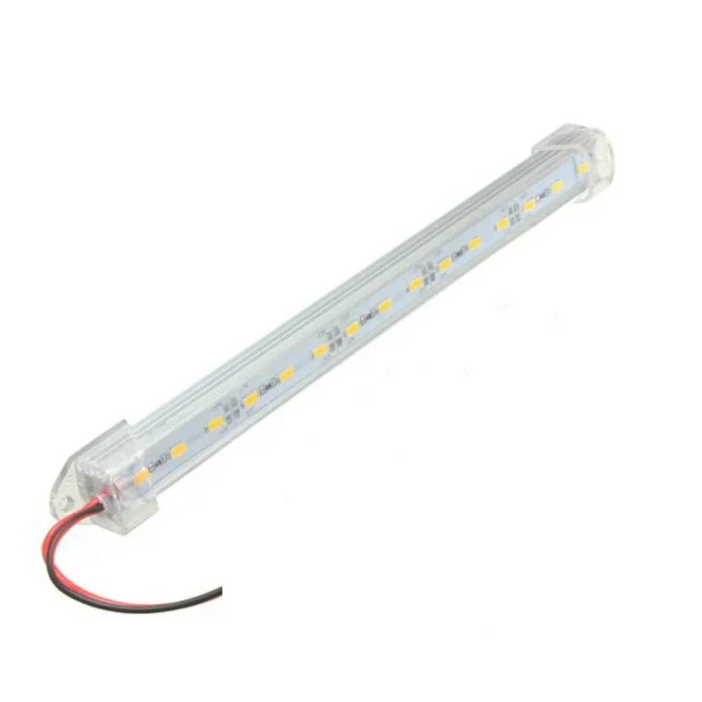 100PC 20cm 25cm SMD 5730 LED Bar Strip Light Waterproof 12V 24V Hard Led Strip Kitchen Aluminum Profile Kit
