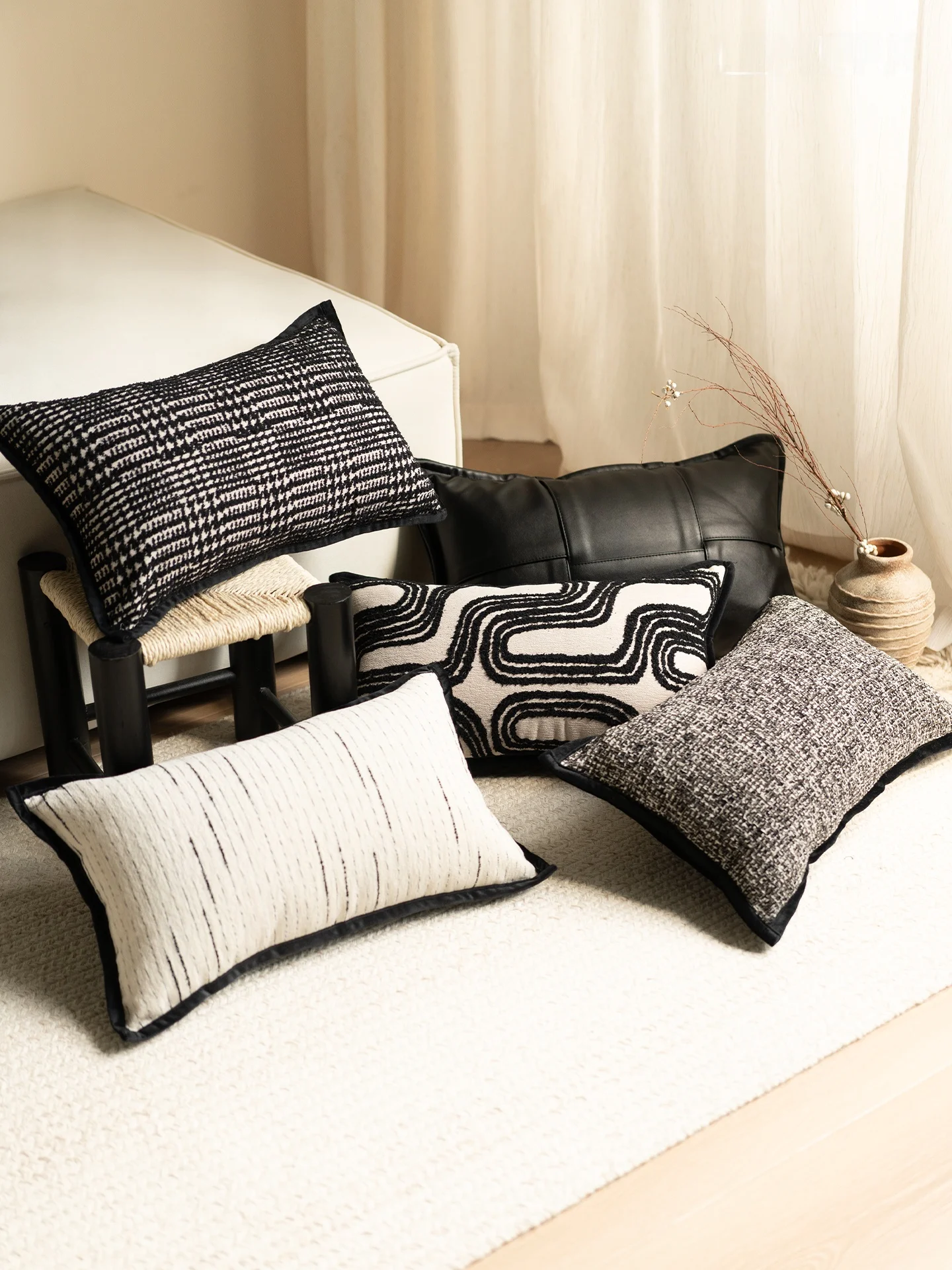

Italian Sle Cuion Cover Soft Plu Barest Sofa Decorative Pillow Case Car Pillow Window Barest Home Stay Sa...
