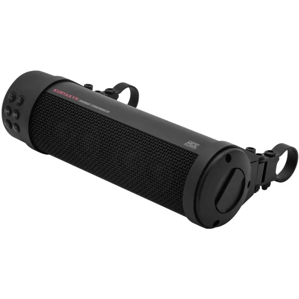 2720 MTX Road Thunder Weather Resistant Motorcycle Sound Bar Plus: 300 Watt Handlebar Mounted Audio Speakers with Bluetooth