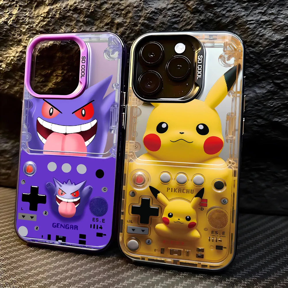 Cartoon P-Pokemons P-Pikachu Phone Case For iPhone 16 15 14 13 12 11 Pro Max XS Max XR 7 8 Plus Shockproof Silicone Matte Covers