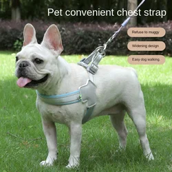 New dog traction rope chest harness vest pet dog walking rope small and medium sized Shiba Inu dog French bulldog Corgi pet