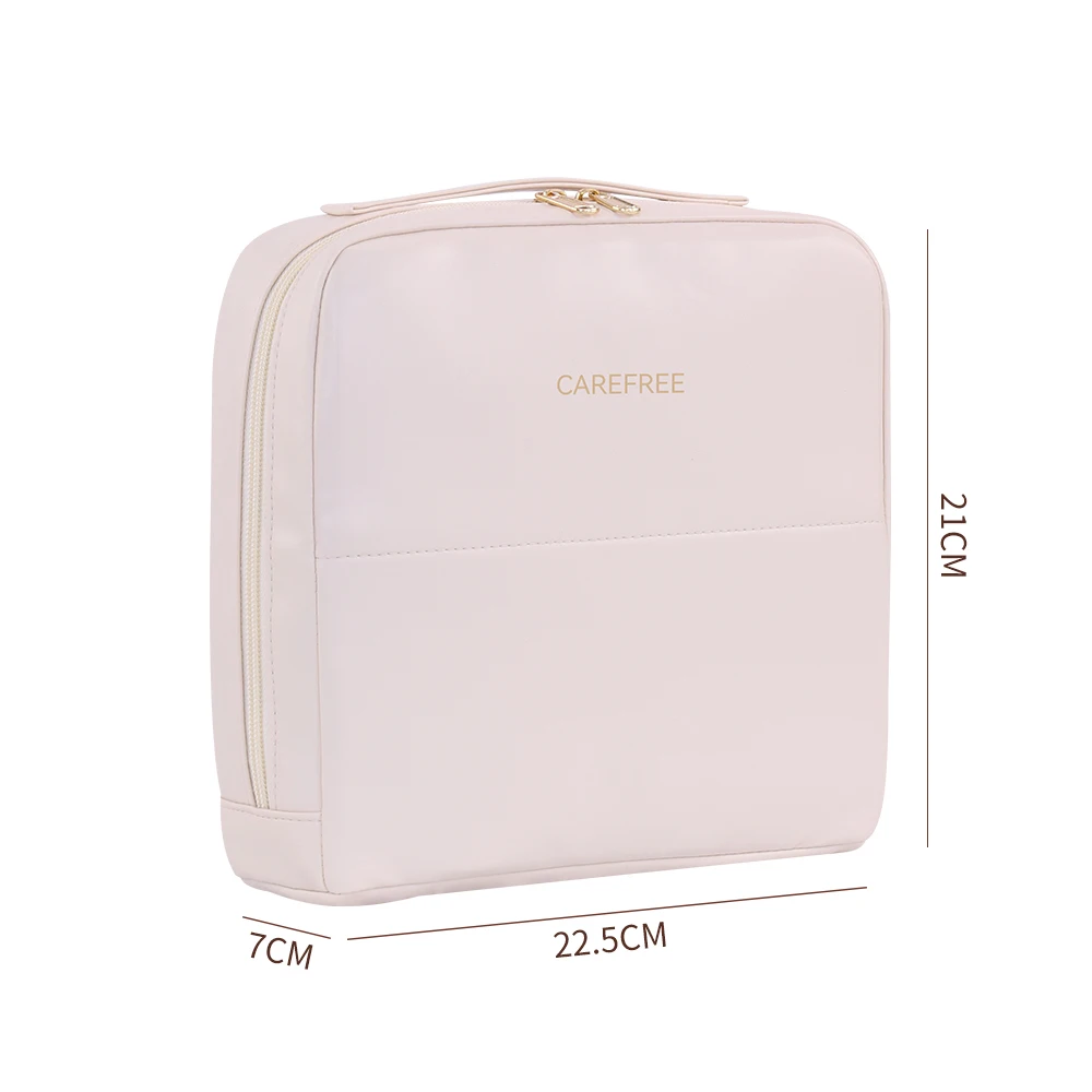 Tragbare Steh-Tasche für Reisen, Wasserdichte Toilettenartikel-Aufbewahrungstasche für Kosmetikartikel, Make-up-Organizer für Frauen – Detail 1