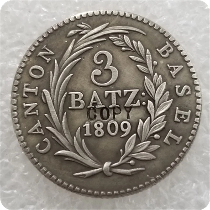 1809 Canton of Basel (Swiss cantons) 3 Batzen Copy Coin