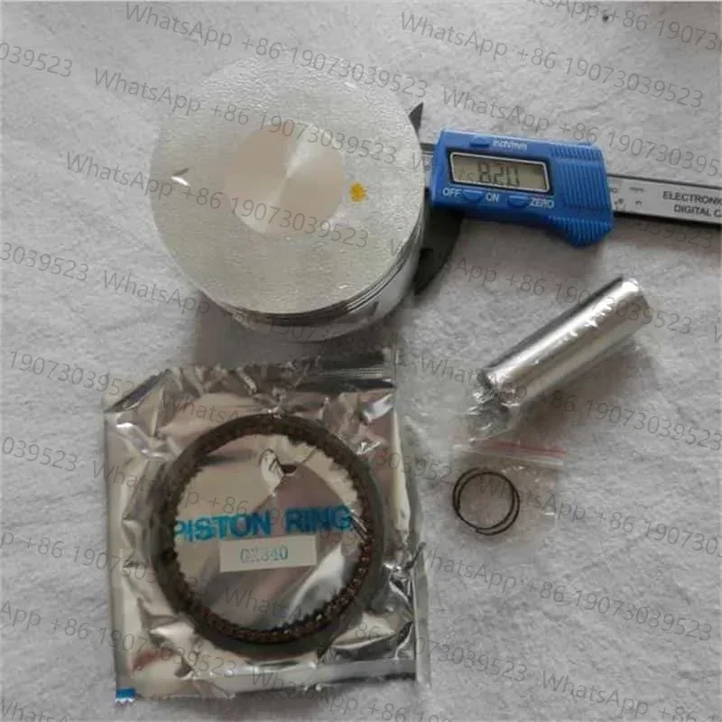 82 MM ZUIGER KIT PAST HONDA GX340 337CC 11HP 4 CYCLUS MOTOR CILINDER 4KW EM4500 EC5000 GENERATOR RING POLS PIN CLIP MONTAGE