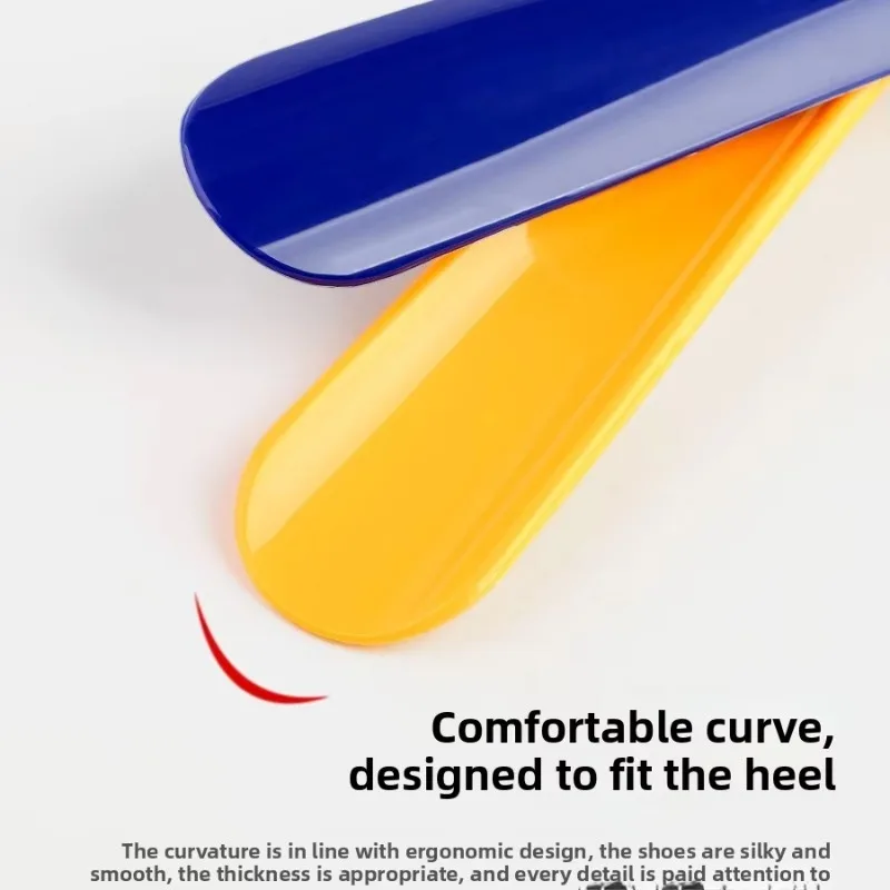 Durable Extra Long Plastic Shoe Horns Flexible No Bending Shoe Spoons for Pregnant Women Wearing Assistant