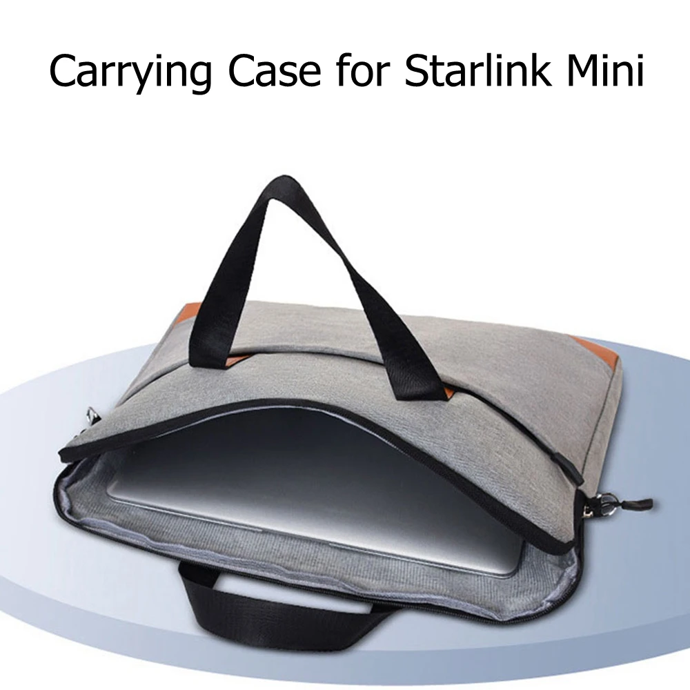 For Starlink Mini Portable Travel Case With Shoulder Strap Briefcase Storage Bag For Star link Mini Outdoor Camping Accessory