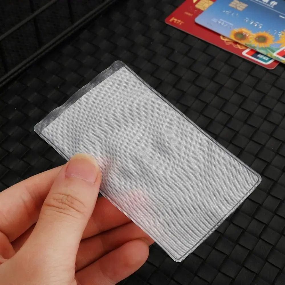 ที่ใส่บัตรงานที่ใส่บัตรประชาชนพีวีซีโปร่งแสงเพื่อความปลอดภัยเครื่องใช้สำนักงาน