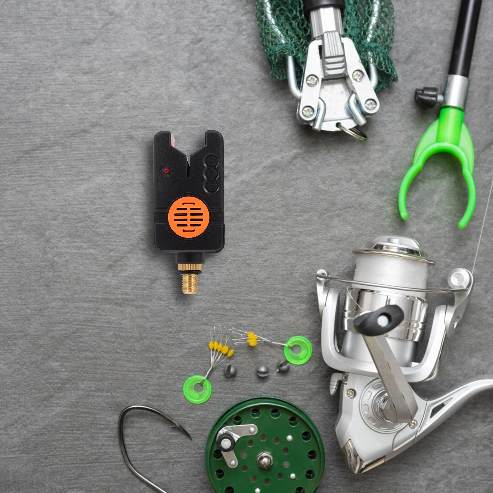 

Electronic Fishing Rod Alarm High Sensitivity Loud Bite Alert Strong Clip For Carp Throwing Beginner Enthusiast Kids 1Pc